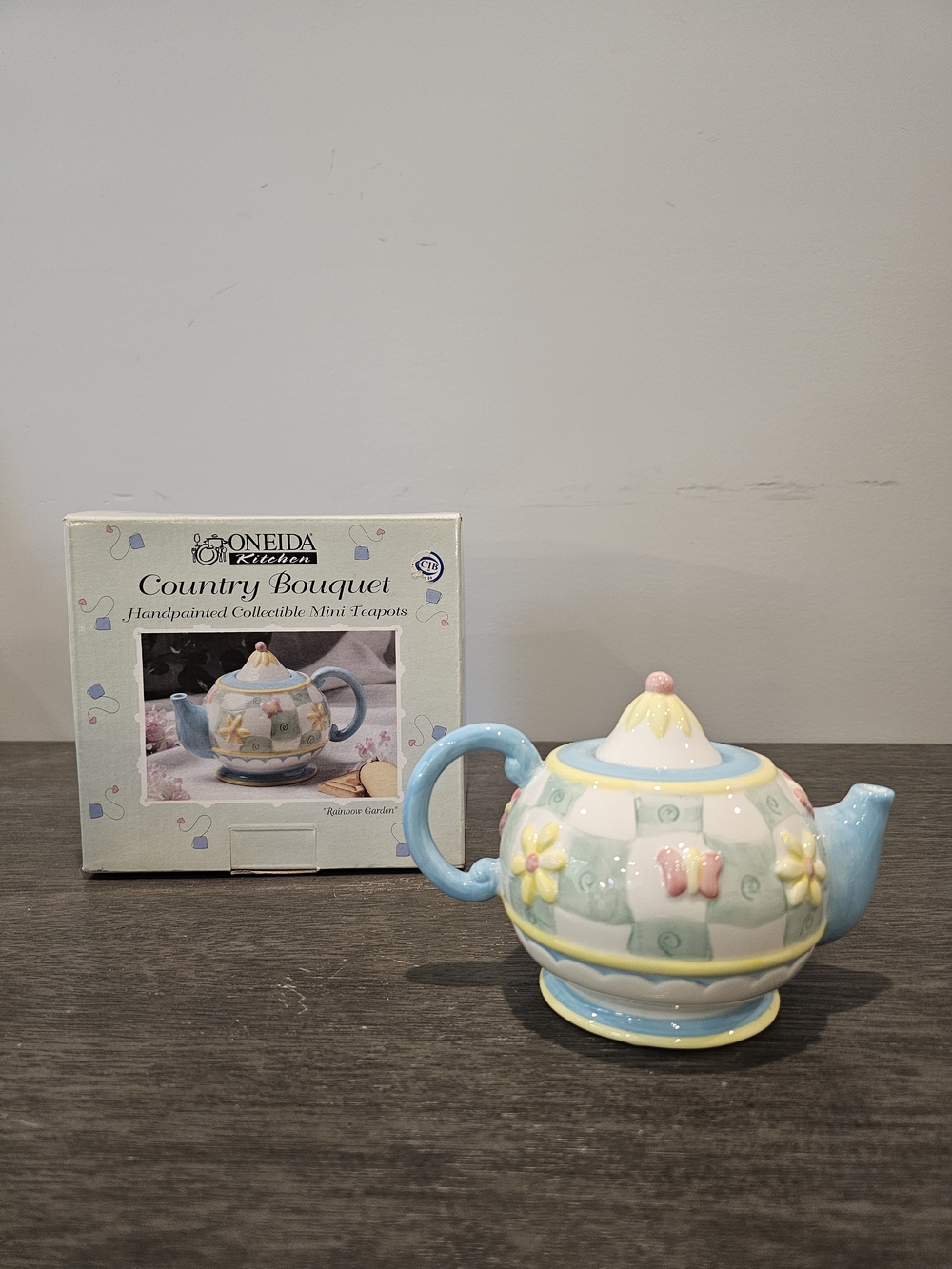 Oneida Country Bouquet Handpainted Mini Teapot - Rainbow Garden
